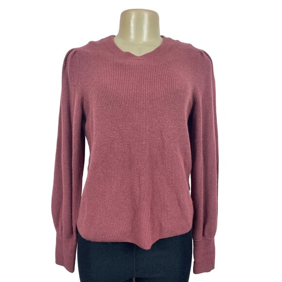 Madewell Womens Dark Red Pullover Sweater Sz M - NWT - Picture 1 of 6
